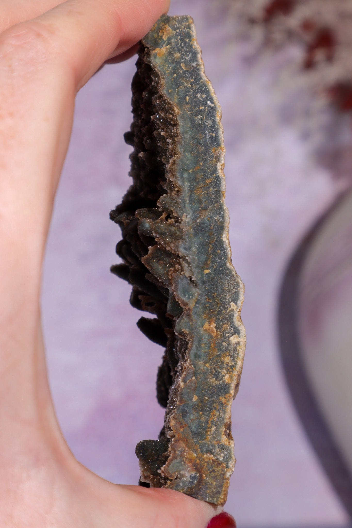 Brown Amethyst Stalactite Specimen 10cm Specimen Tali & Loz Crystals