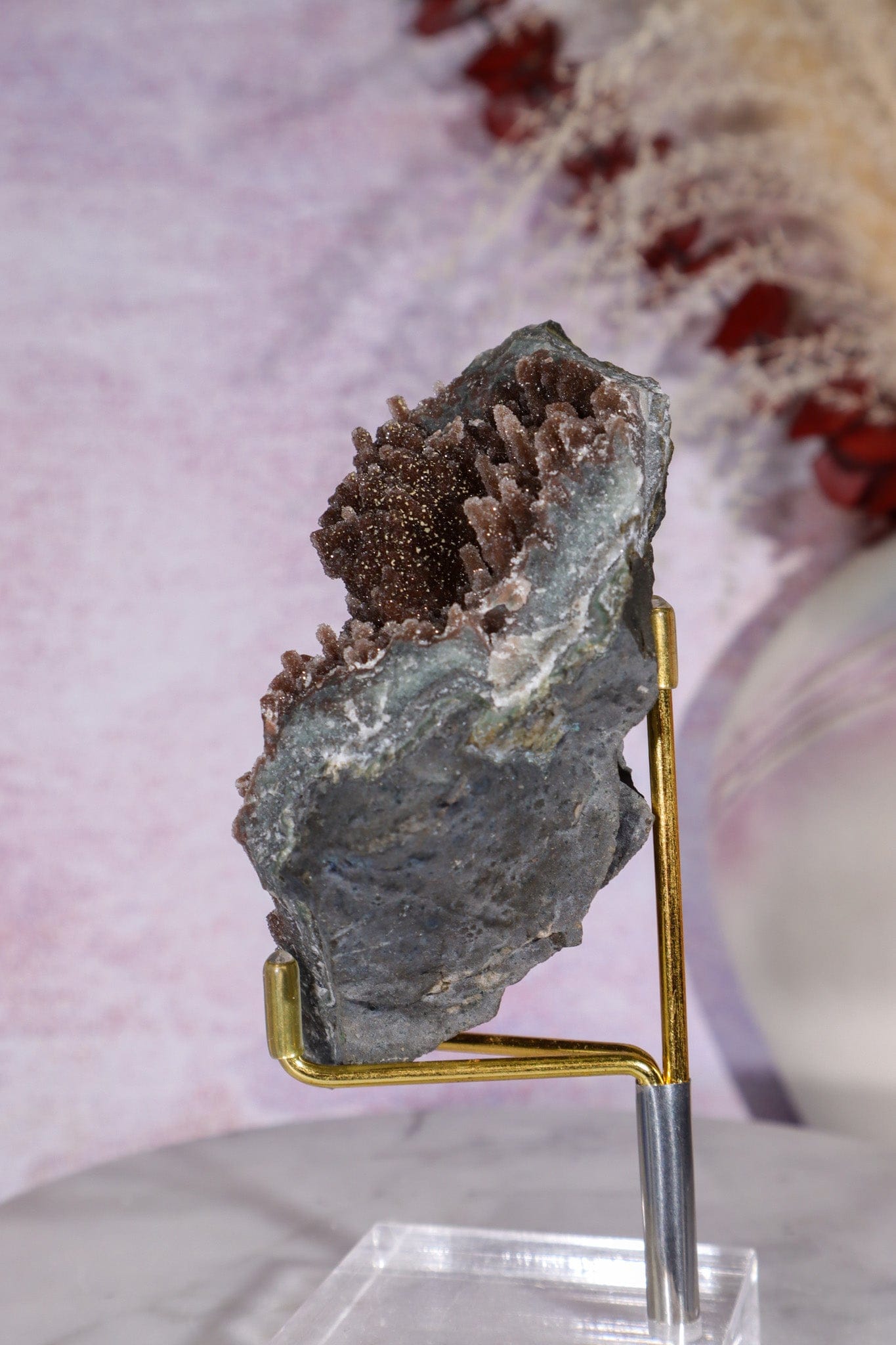 Brown Amethyst Stalactite Specimen 9.5cm Specimen Tali & Loz Crystals