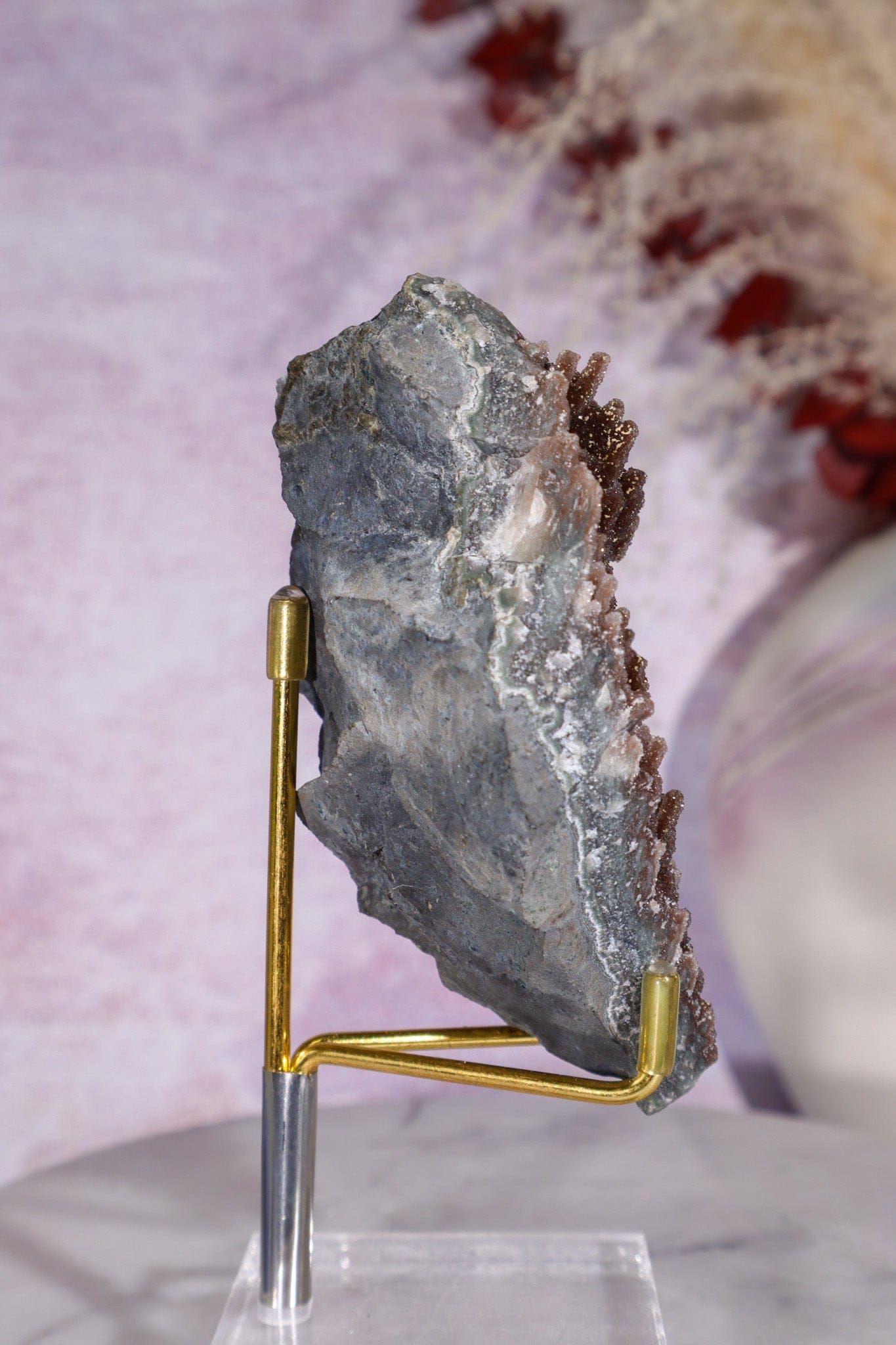 Brown Amethyst Stalactite Specimen 9.5cm Specimen Tali & Loz Crystals