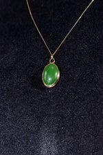 Burmese Jade Necklace 14ct Gold , Handmade In The UK, MG Silver Jewellery Tali & Loz Crystals