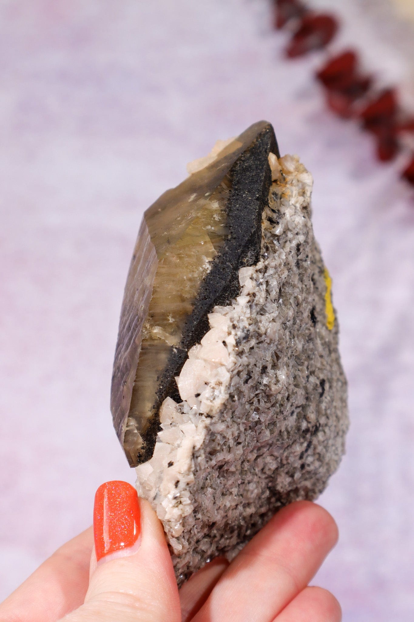 Calcite On Dolomite Specimen 10.5cm Specimen Tali & Loz Crystals