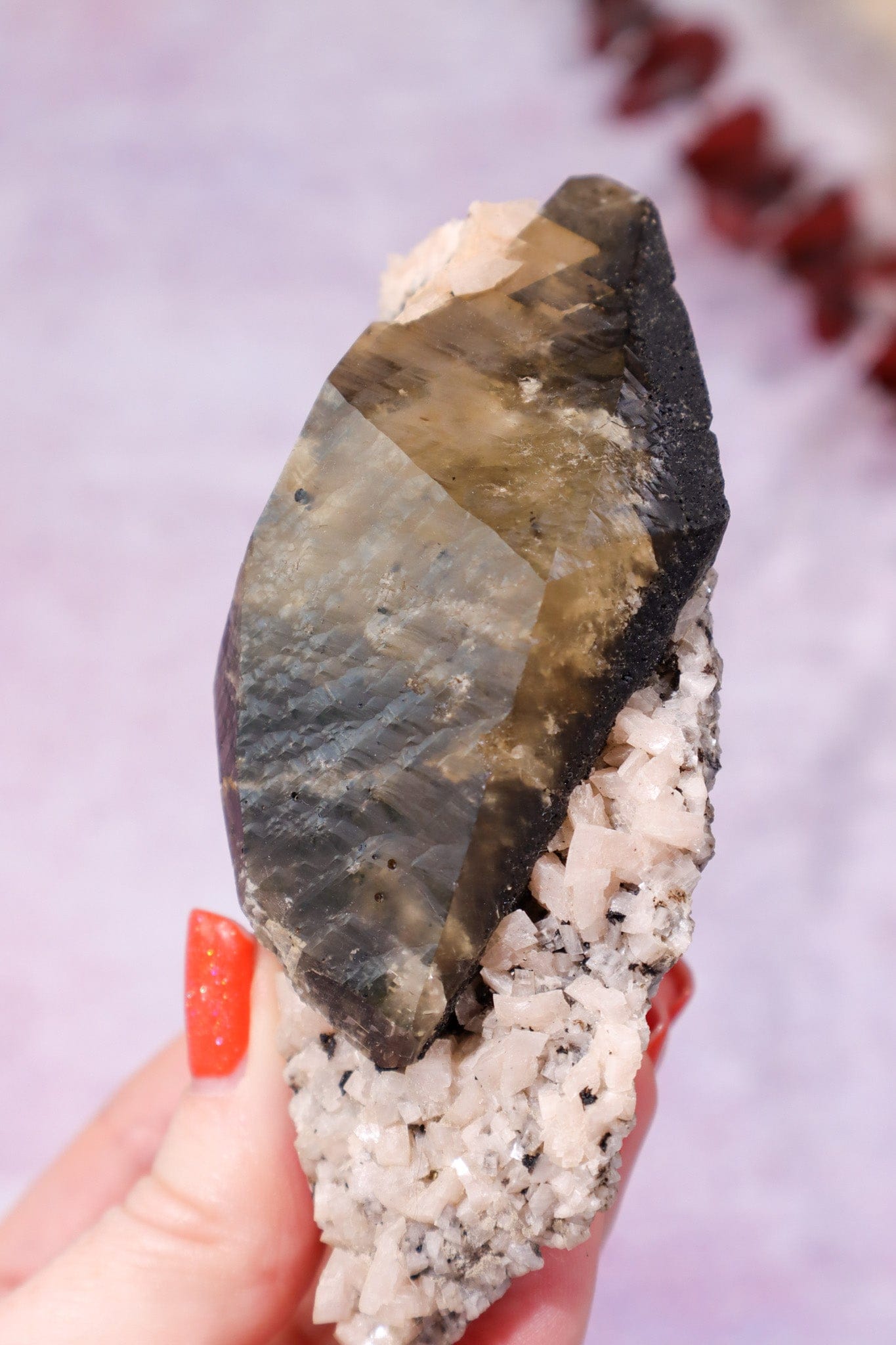 Calcite On Dolomite Specimen 10.5cm Specimen Tali & Loz Crystals