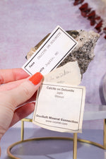 Calcite On Dolomite Specimen 10.5cm Specimen Tali & Loz Crystals