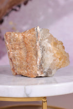 Calcite on Feldspar Specimen 7cm Minerals Tali & Loz Crystals