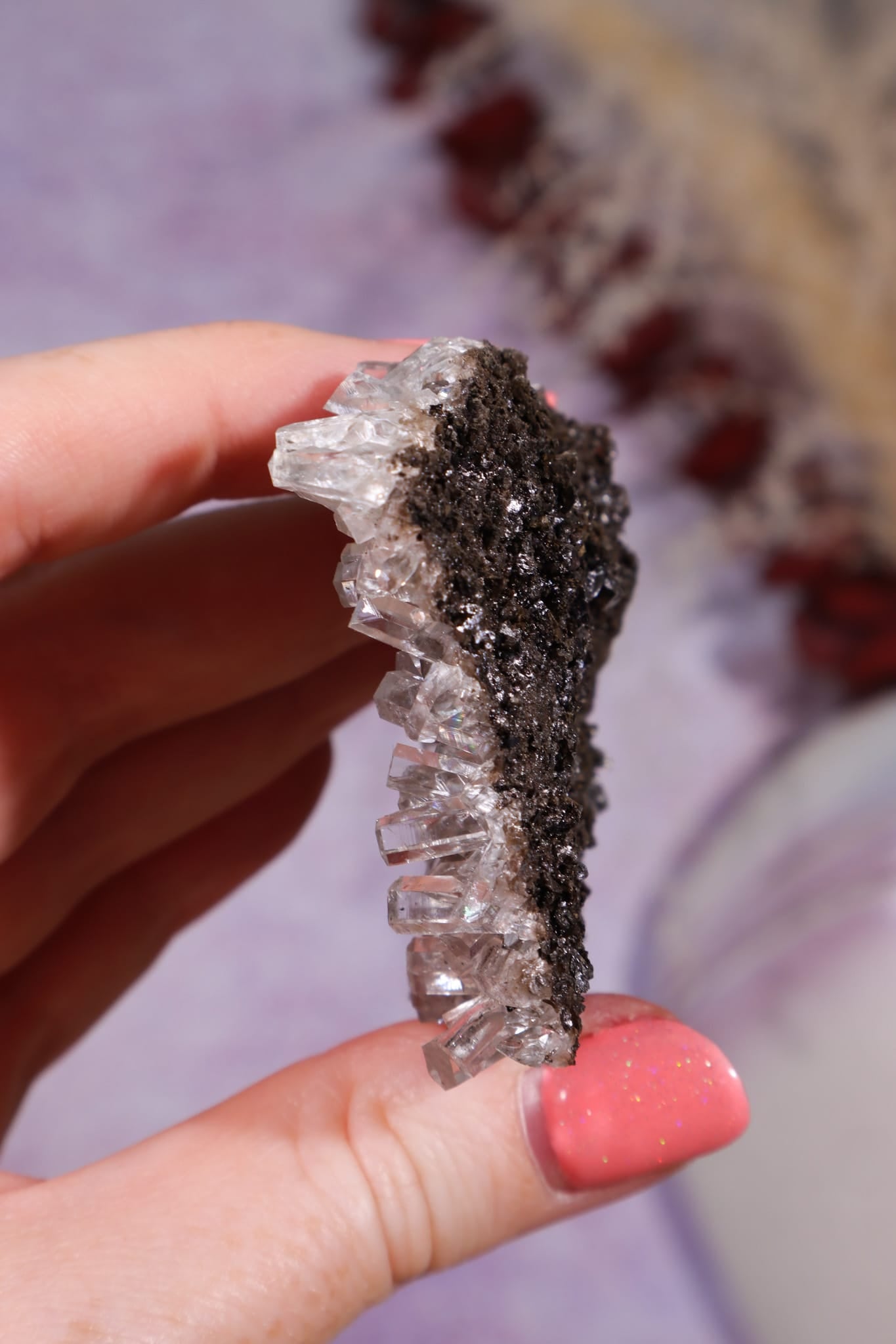 Calcite Tubular Cluster | 41.33g | China Tali & Loz Crystals