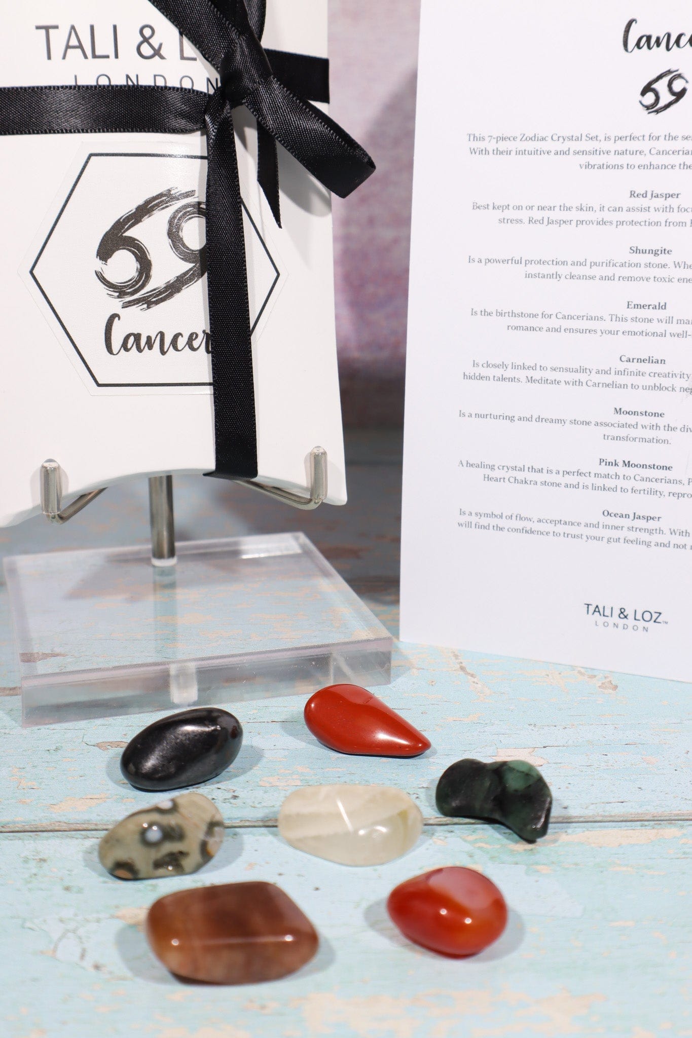 Cancer Zodiac Crystal Set Crystal Sets Tali & Loz Crystals