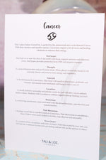 Cancer Zodiac Crystal Set Crystal Sets Tali & Loz Crystals