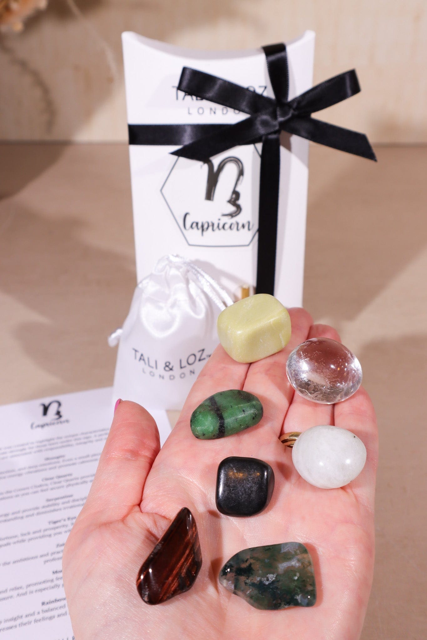 Capricorn Zodiac Crystal Set - Tali & Loz Crystals