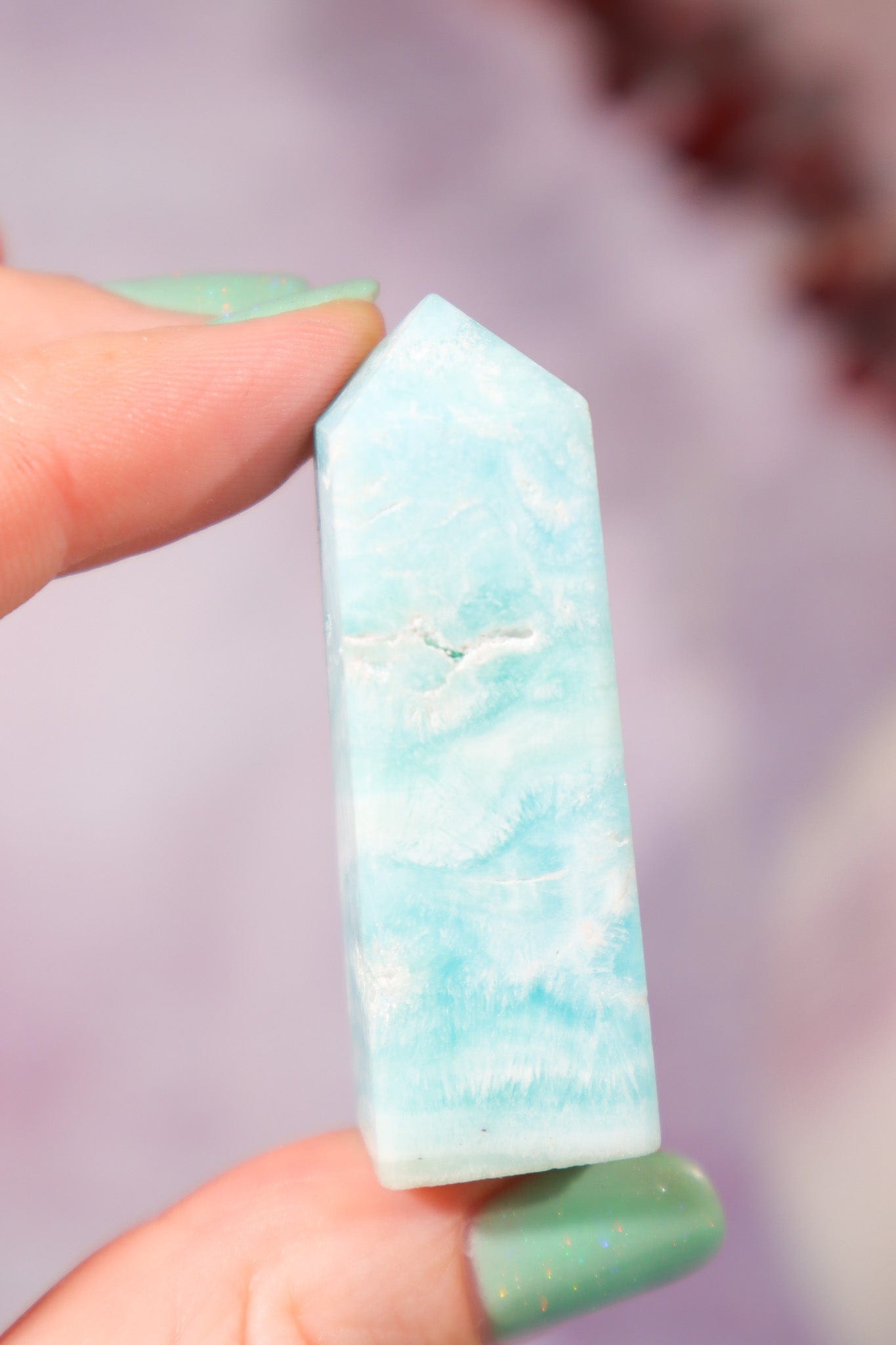 Caribbean Calcite Towers 5cm, Intuitively Chosen Tali & Loz Crystals