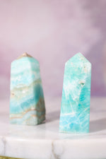 Caribbean Calcite Towers 5cm, Intuitively Chosen Tali & Loz Crystals