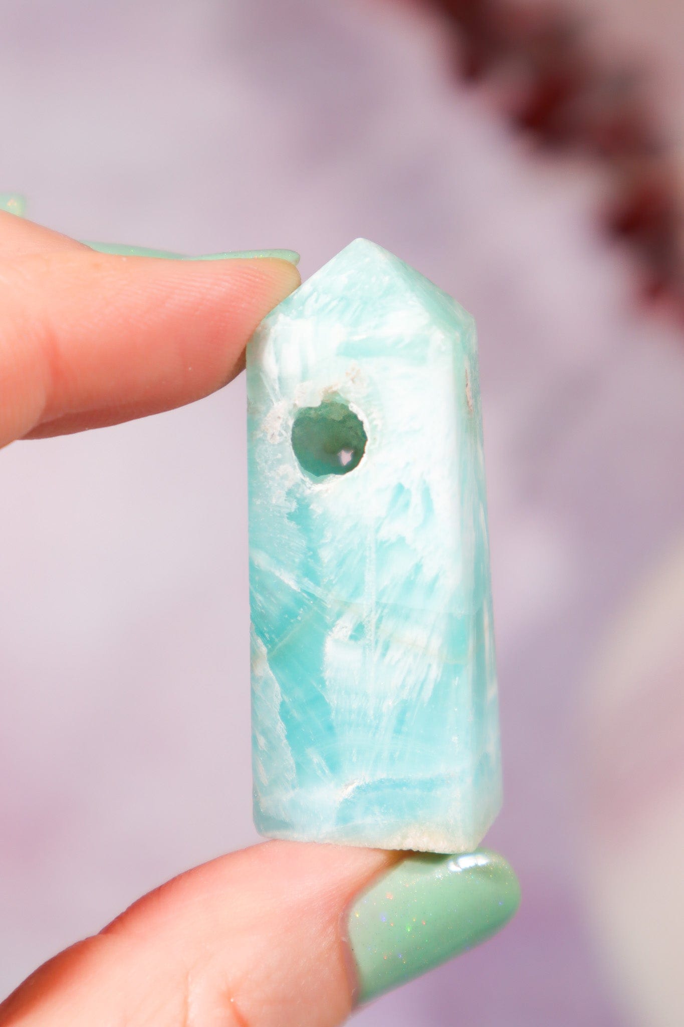 Caribbean Calcite Towers 5cm, Intuitively Chosen Tali & Loz Crystals