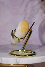 Carnelian Heart with White Quartz Druzy - 6cm, Brazil, Sold as Seen Hearts Tali & Loz Crystals
