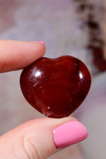 Carnelian Hearts | 30mm | Brazil Hearts Tali & Loz Crystals