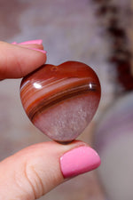 Carnelian Hearts | 30mm | Brazil Hearts Tali & Loz Crystals