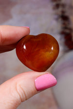 Carnelian Hearts | 30mm | Brazil Hearts Tali & Loz Crystals