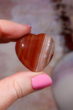 Carnelian Hearts | 30mm | Brazil Hearts Tali & Loz Crystals