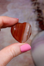Carnelian Hearts | 30mm | Brazil Hearts Tali & Loz Crystals