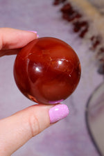 Carnelian Sphere | 4.4cm | India Spheres Tali & Loz Crystals
