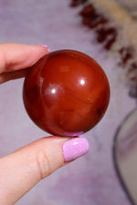 Carnelian Sphere | 4.4cm | India Spheres Tali & Loz Crystals