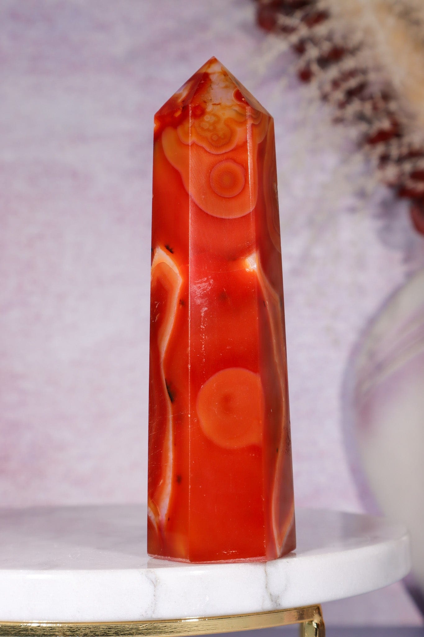 Carnelian Tower 207gr Towers Tali & Loz Crystals