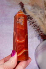 Carnelian Tower 207gr Towers Tali & Loz Crystals