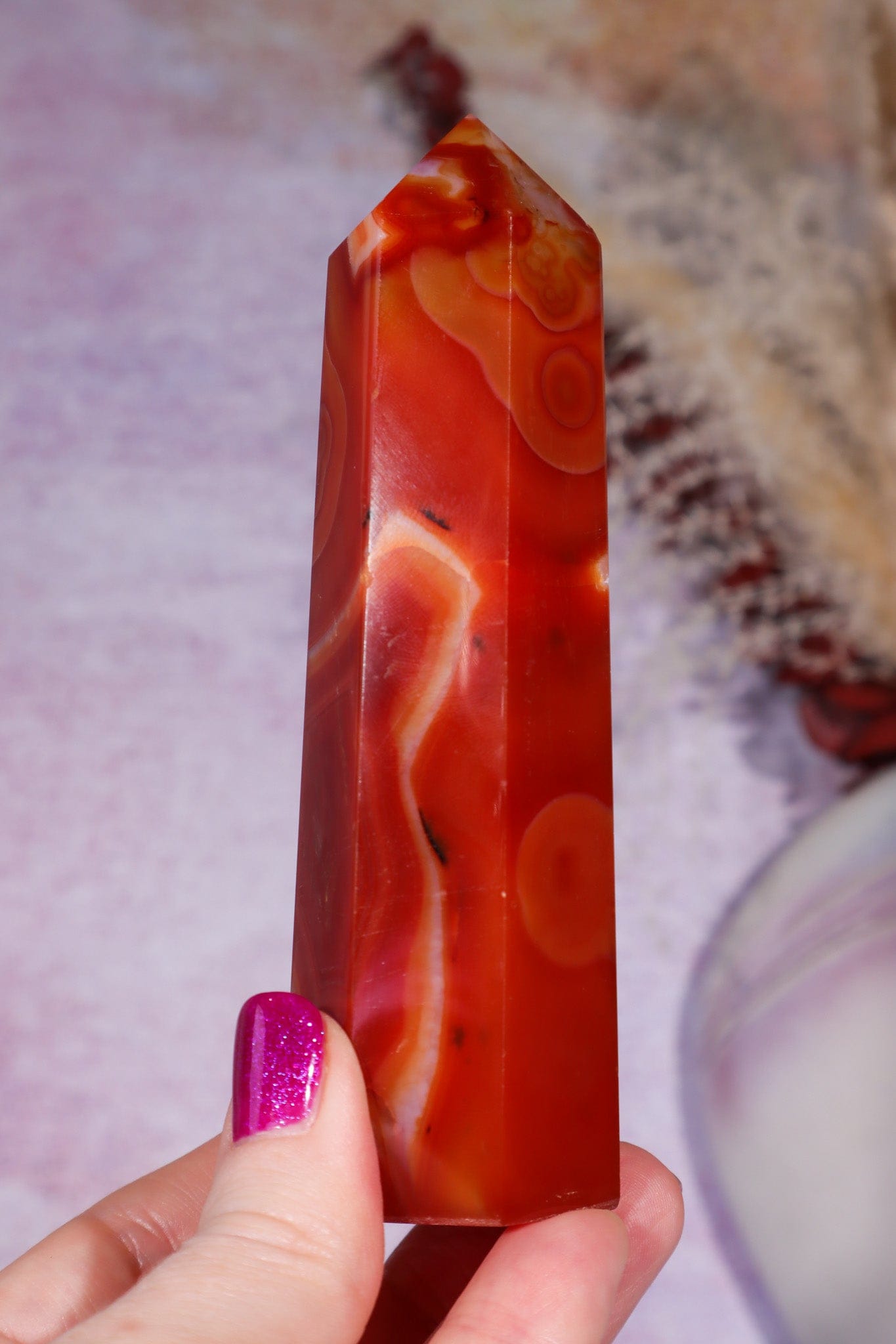 Carnelian Tower 207gr Towers Tali & Loz Crystals