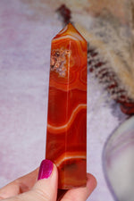Carnelian Tower 207gr Towers Tali & Loz Crystals