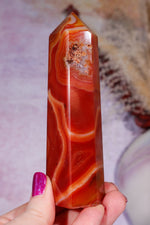 Carnelian Tower 207gr Towers Tali & Loz Crystals