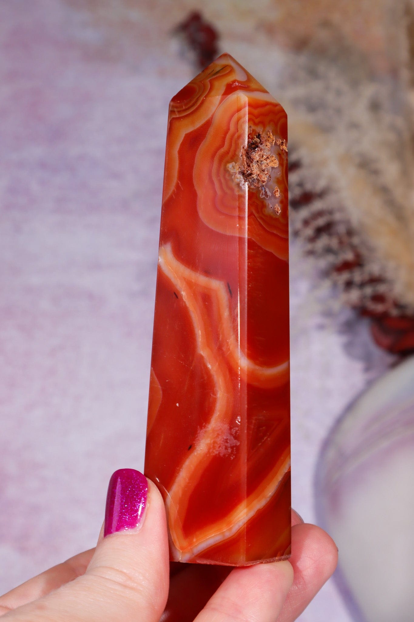 Carnelian Tower 207gr Towers Tali & Loz Crystals