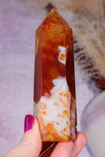 Carnelian Tower 229gr Towers Tali & Loz Crystals