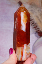 Carnelian Tower 229gr Towers Tali & Loz Crystals