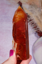Carnelian Tower 229gr Towers Tali & Loz Crystals