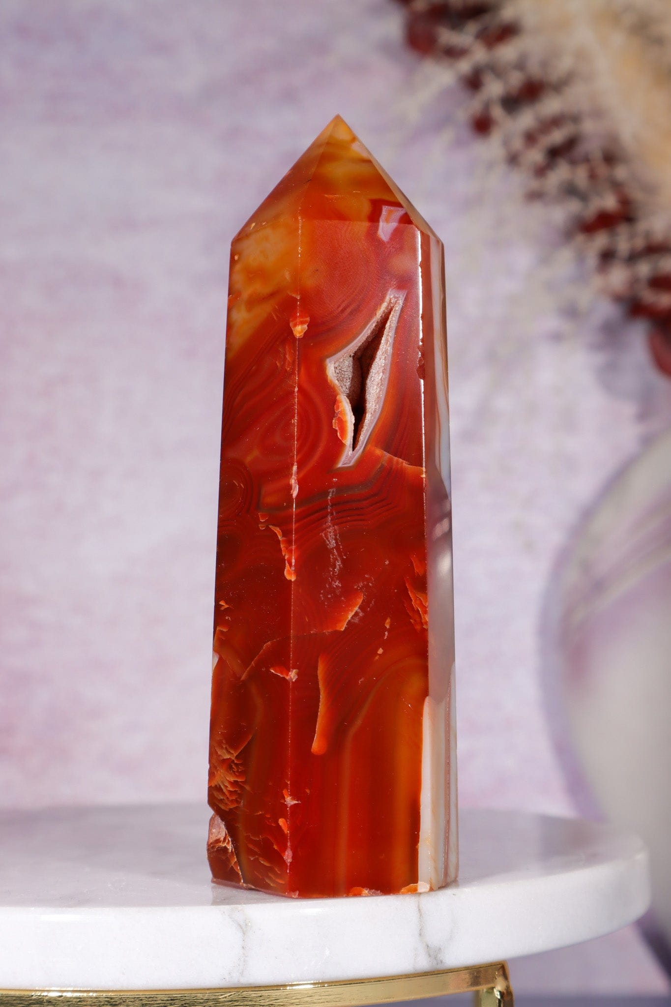 Carnelian Tower 229gr Towers Tali & Loz Crystals