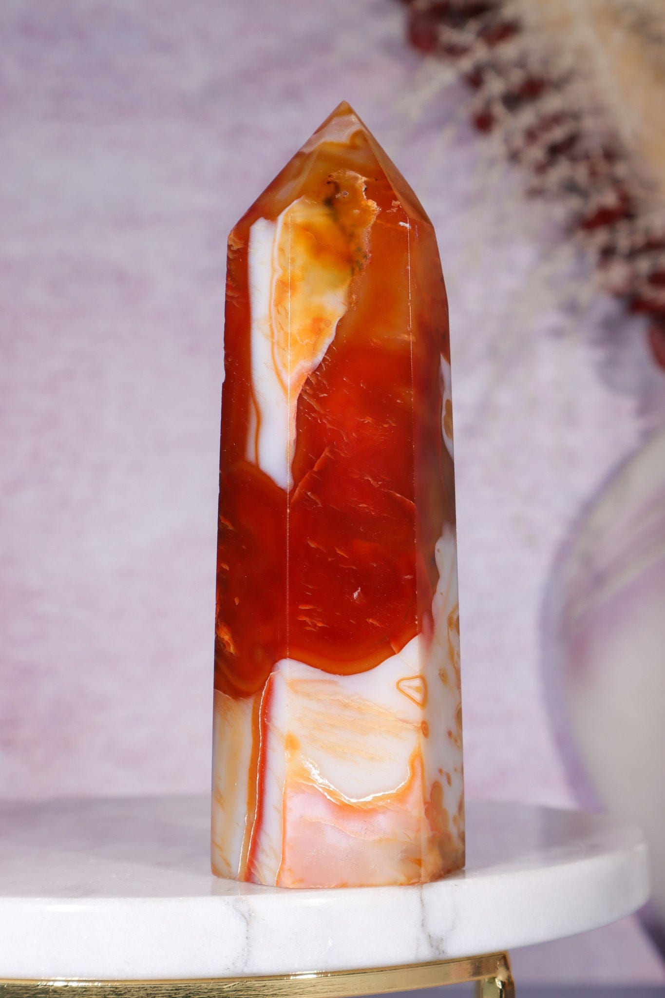 Carnelian Tower 229gr Towers Tali & Loz Crystals