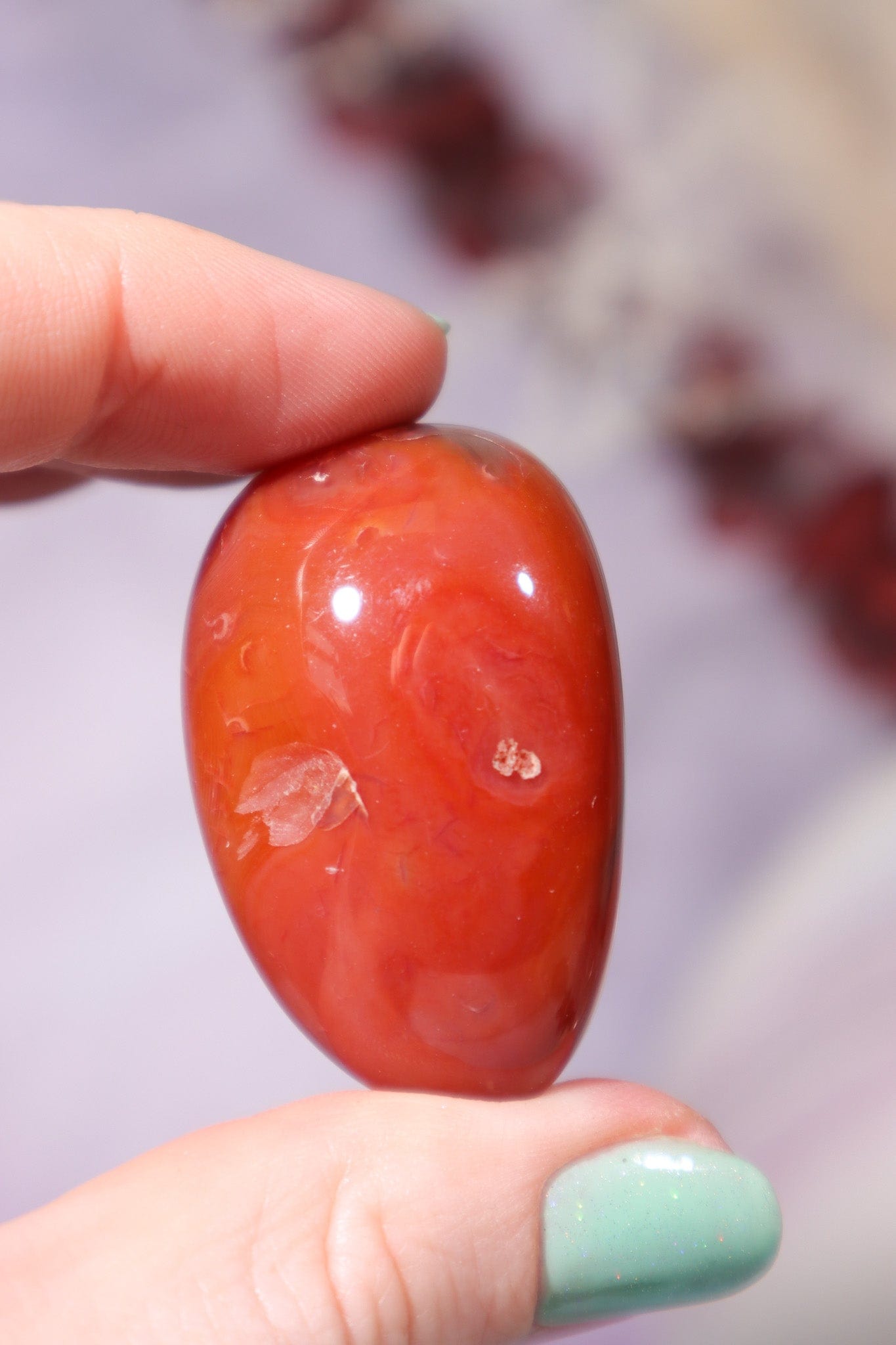 Carnelian Tumblestones Large 30-40 mm Tumblestones Tali & Loz Crystals