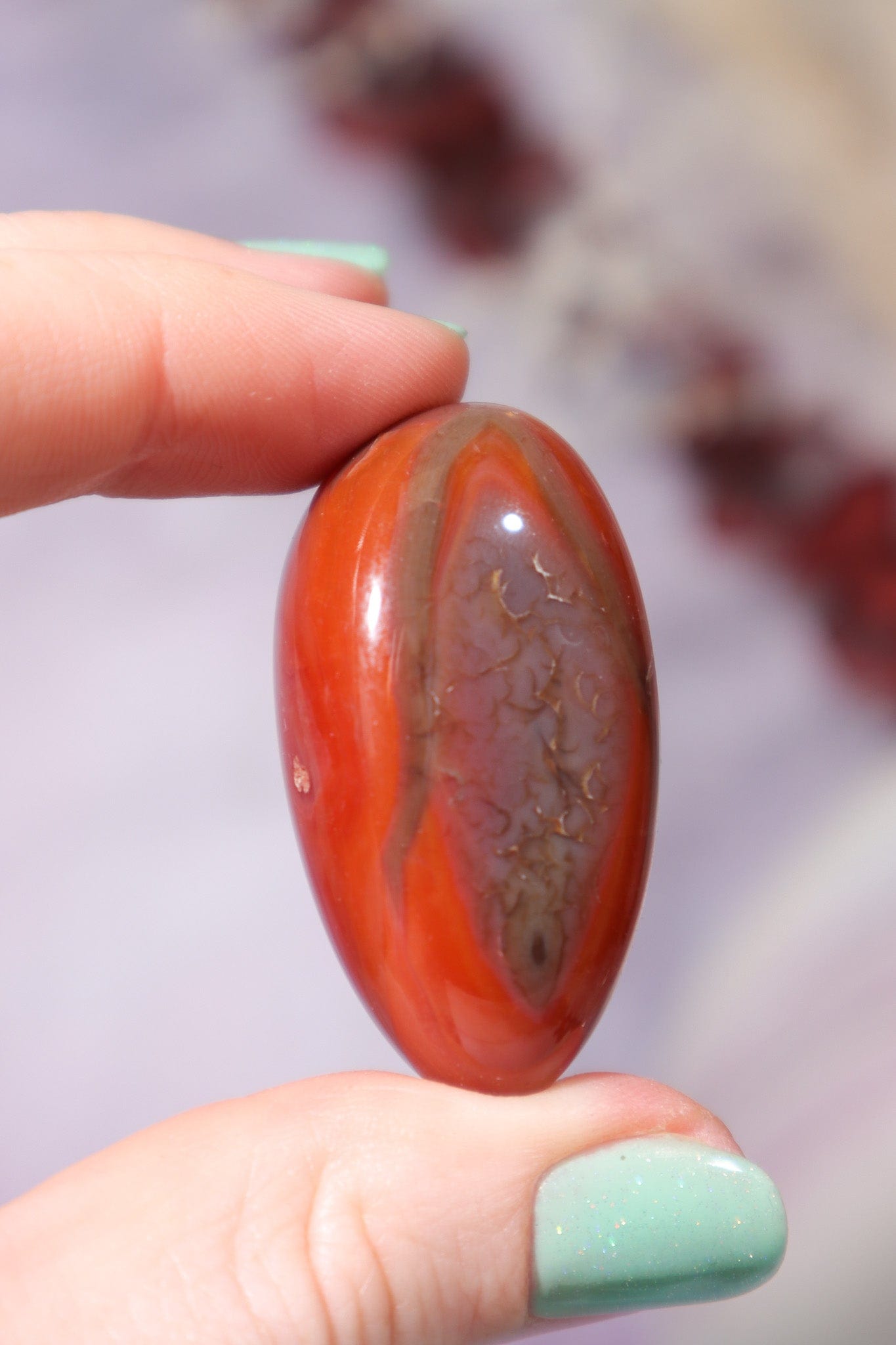 Carnelian Tumblestones Large 30-40 mm Tumblestones Tali & Loz Crystals