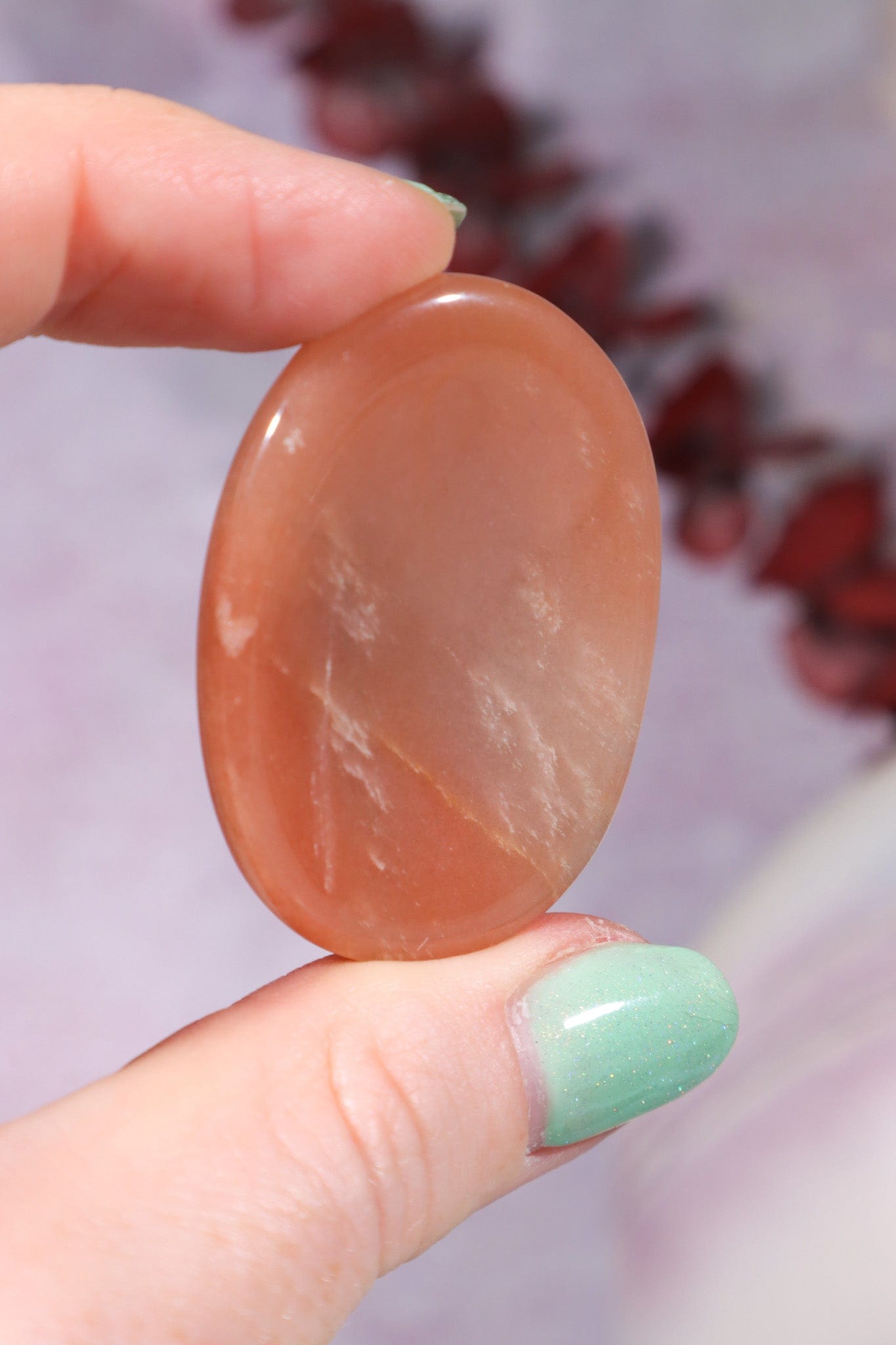 Carnelian Worry Stones 4cm, Intuitively Chosen Worry Stones Tali & Loz Crystals