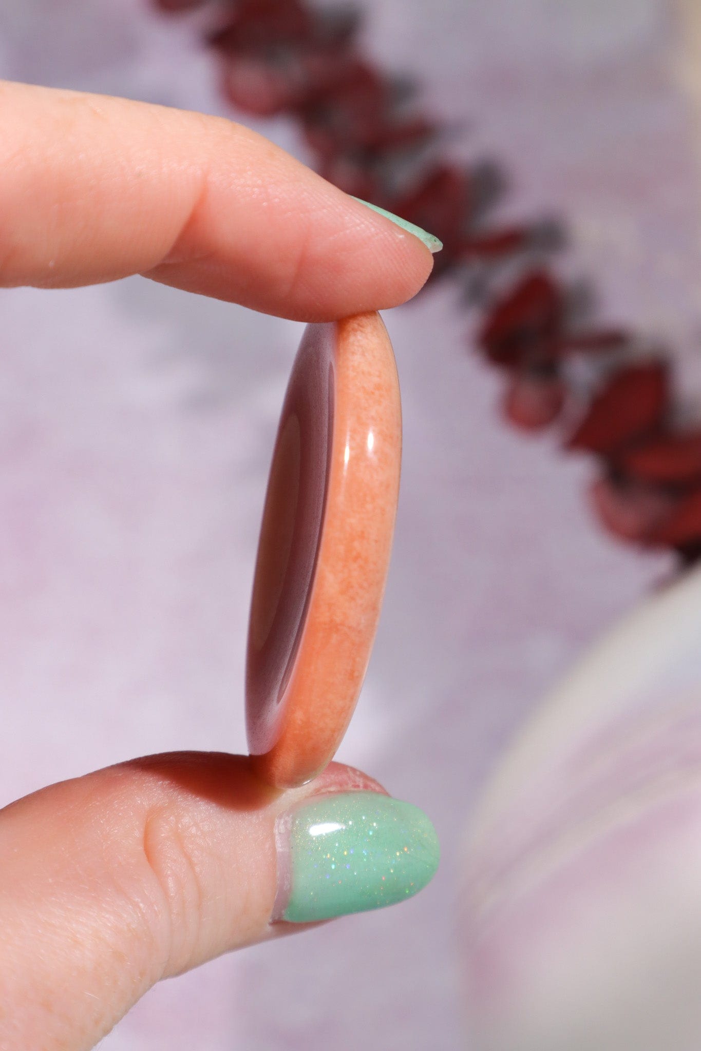 Carnelian Worry Stones 4cm, Intuitively Chosen Worry Stones Tali & Loz Crystals