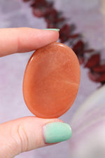 Carnelian Worry Stones 4cm, Intuitively Chosen Worry Stones Tali & Loz Crystals