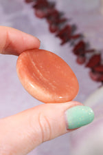 Carnelian Worry Stones 4cm, Intuitively Chosen Worry Stones Tali & Loz Crystals