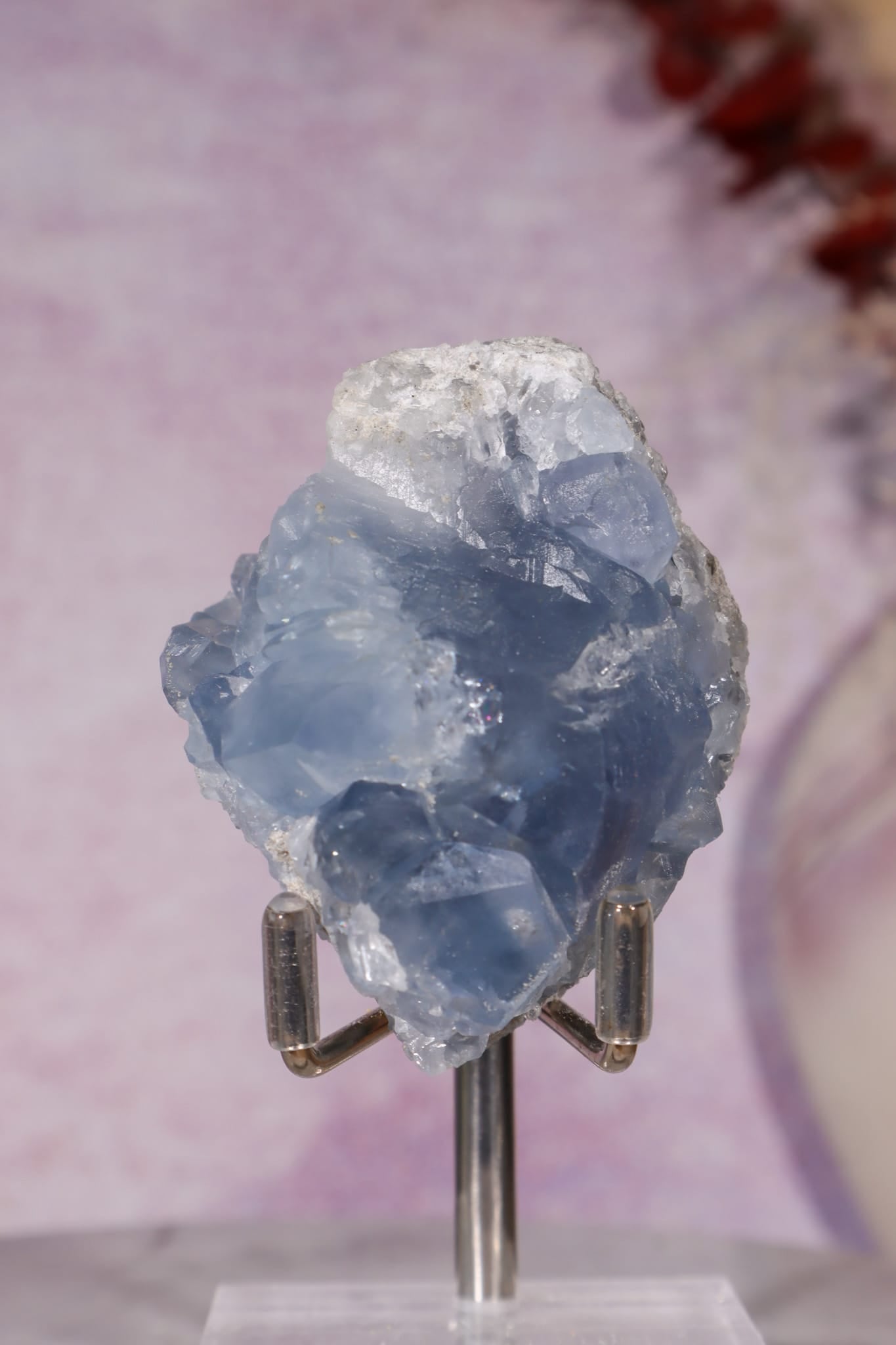 Celestite Geode | 150–250g | Madagascar Mineral Specimen Tali & Loz Crystals