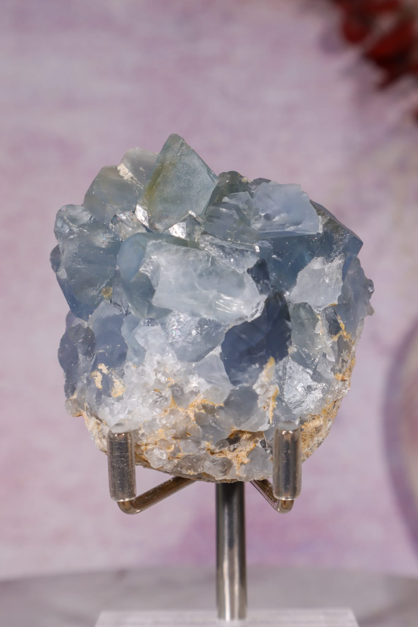 Celestite Geode | 150–250g | Madagascar Mineral Specimen Tali & Loz Crystals