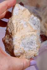 Celestite Geode | 370–400g | Madagascar Mineral Specimen Tali & Loz Crystals