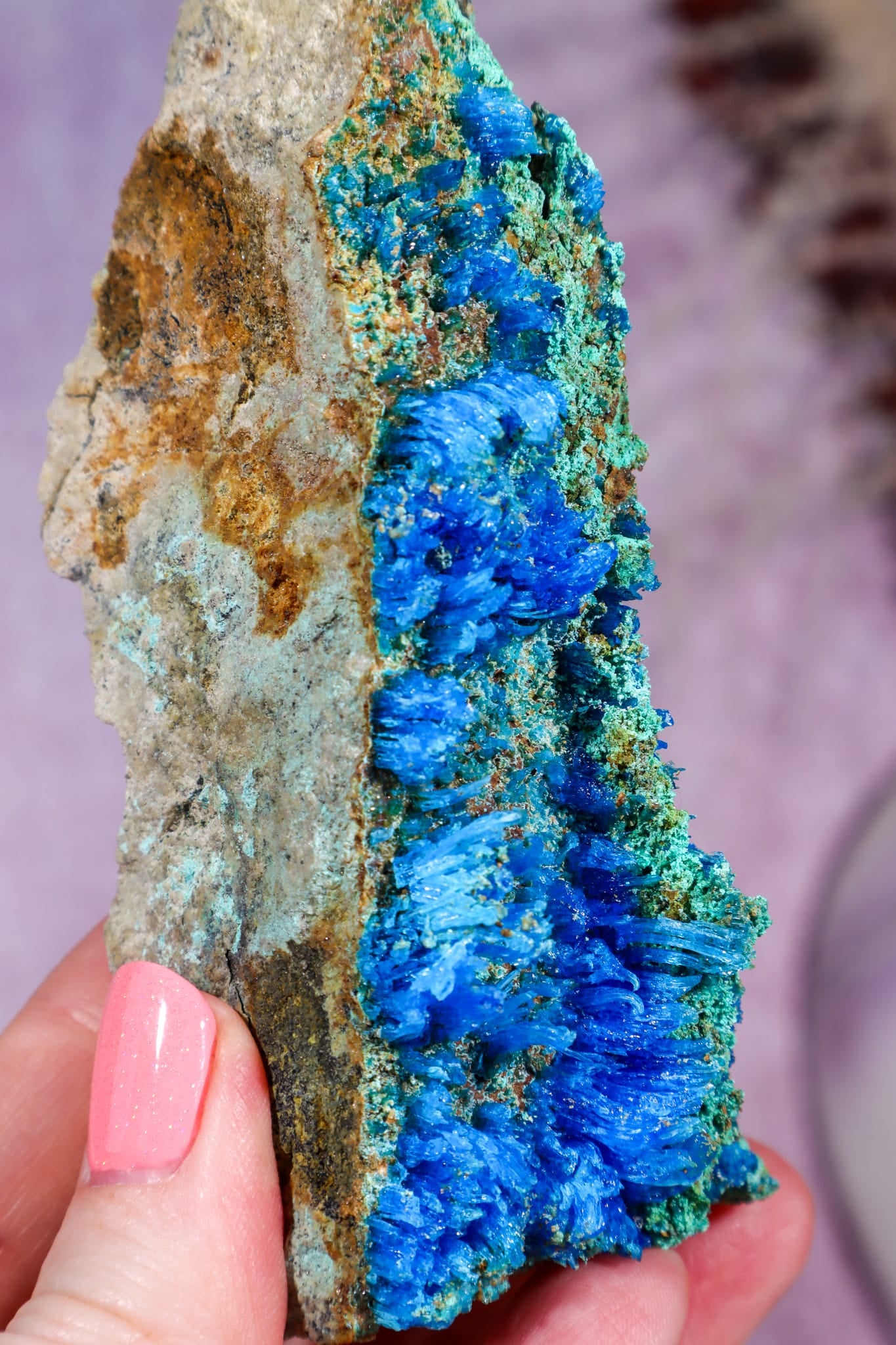 Chalcanthite Specimen | 108mm | Anthropogenic Minerals Tali & Loz Crystals