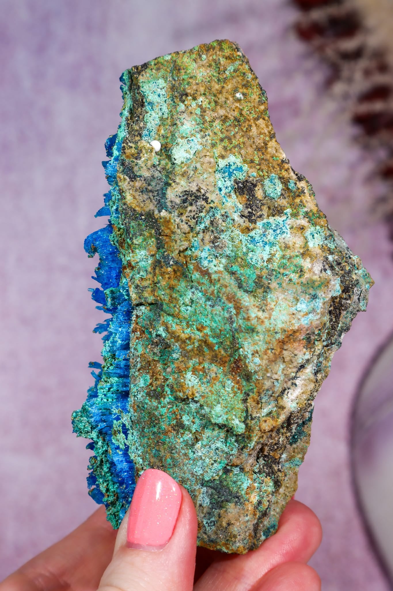 Chalcanthite Specimen | 108mm | Anthropogenic Minerals Tali & Loz Crystals