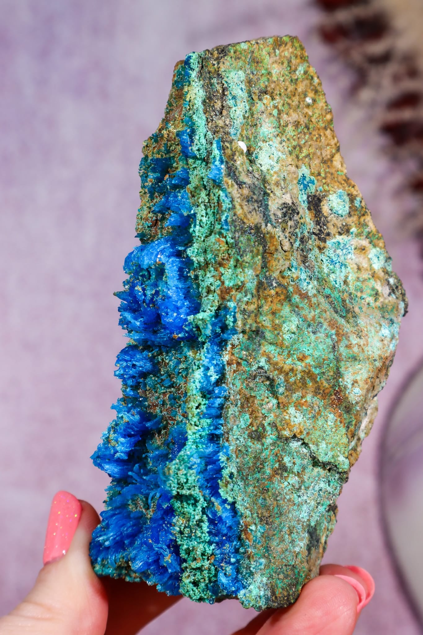 Chalcanthite Specimen | 108mm | Anthropogenic Minerals Tali & Loz Crystals