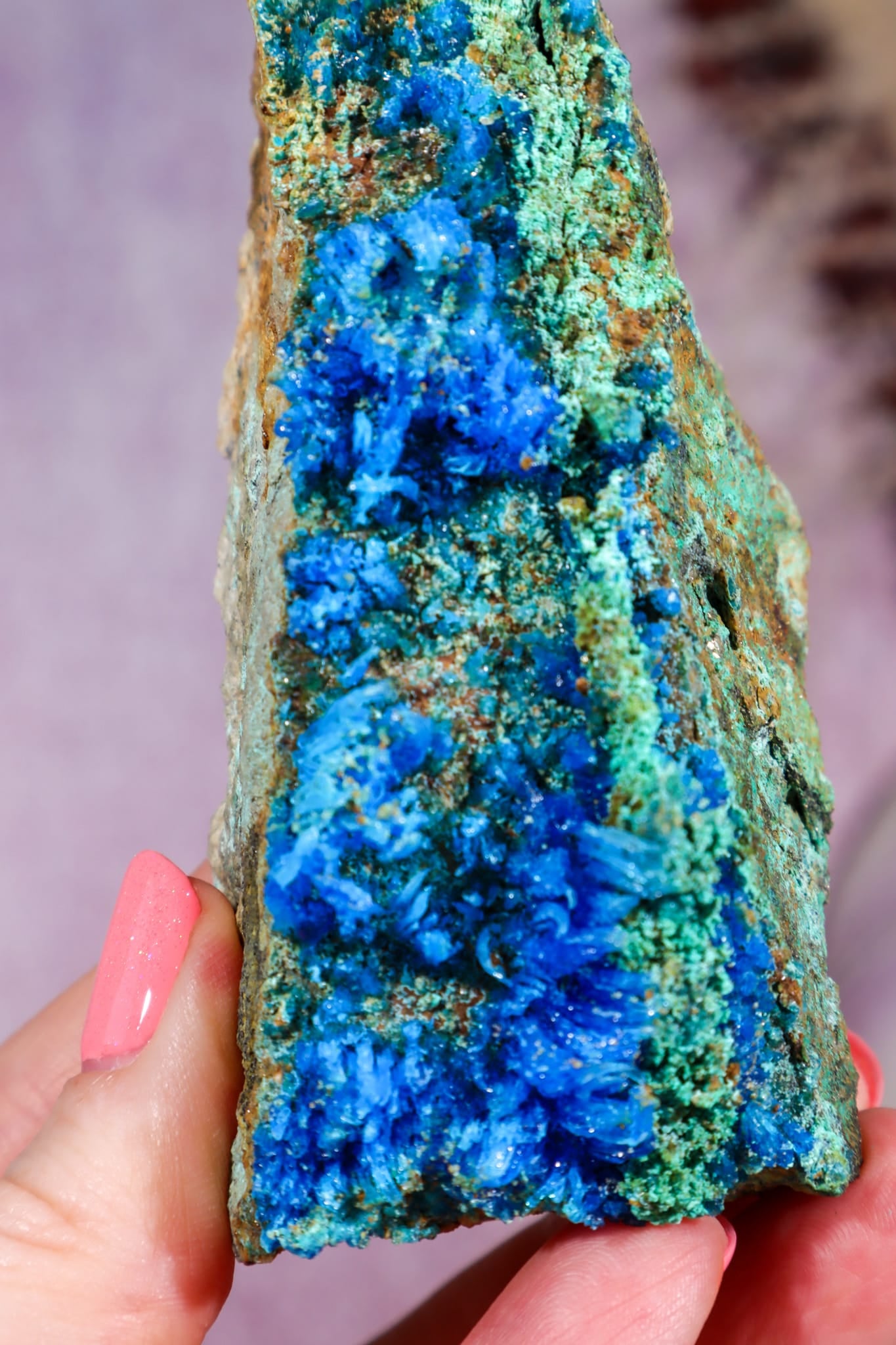 Chalcanthite Specimen | 108mm | Anthropogenic Minerals Tali & Loz Crystals