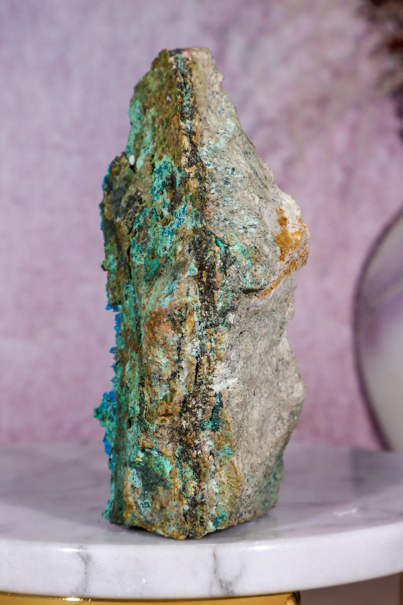 Chalcanthite Specimen | 108mm | Anthropogenic Minerals Tali & Loz Crystals