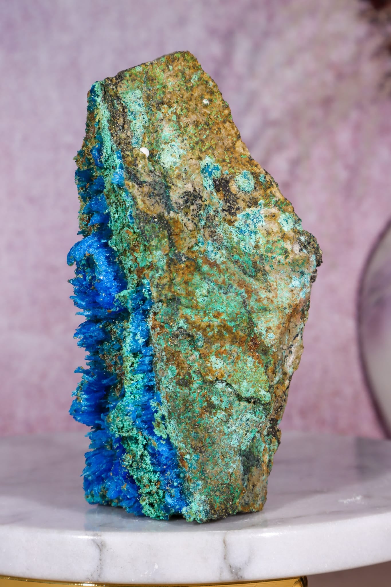 Chalcanthite Specimen | 108mm | Anthropogenic Minerals Tali & Loz Crystals