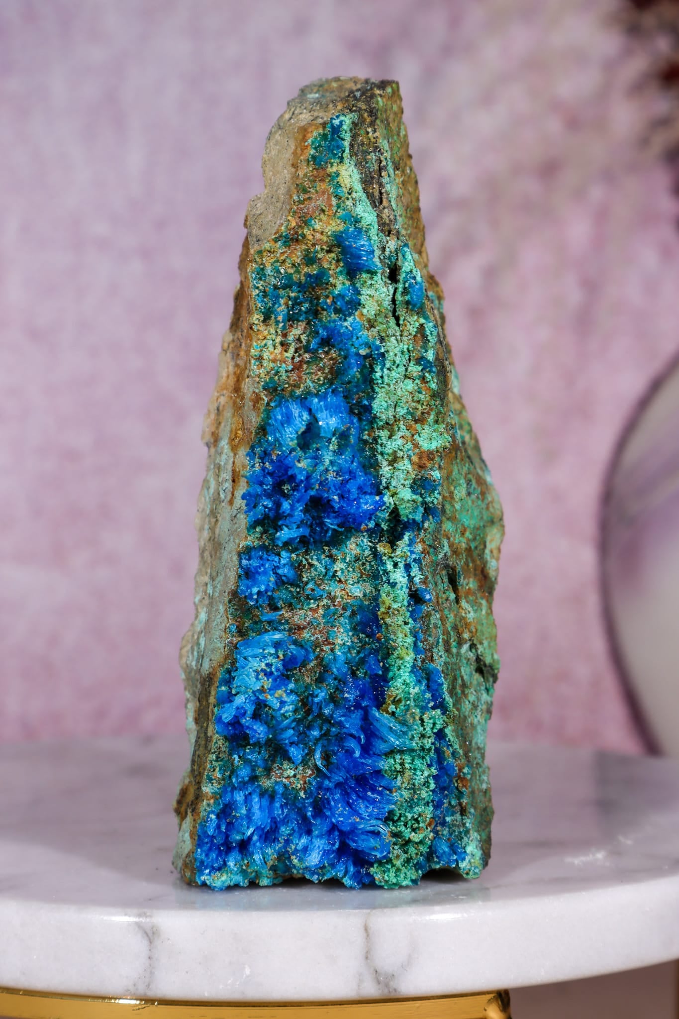 Chalcanthite Specimen | 108mm | Anthropogenic Minerals Tali & Loz Crystals